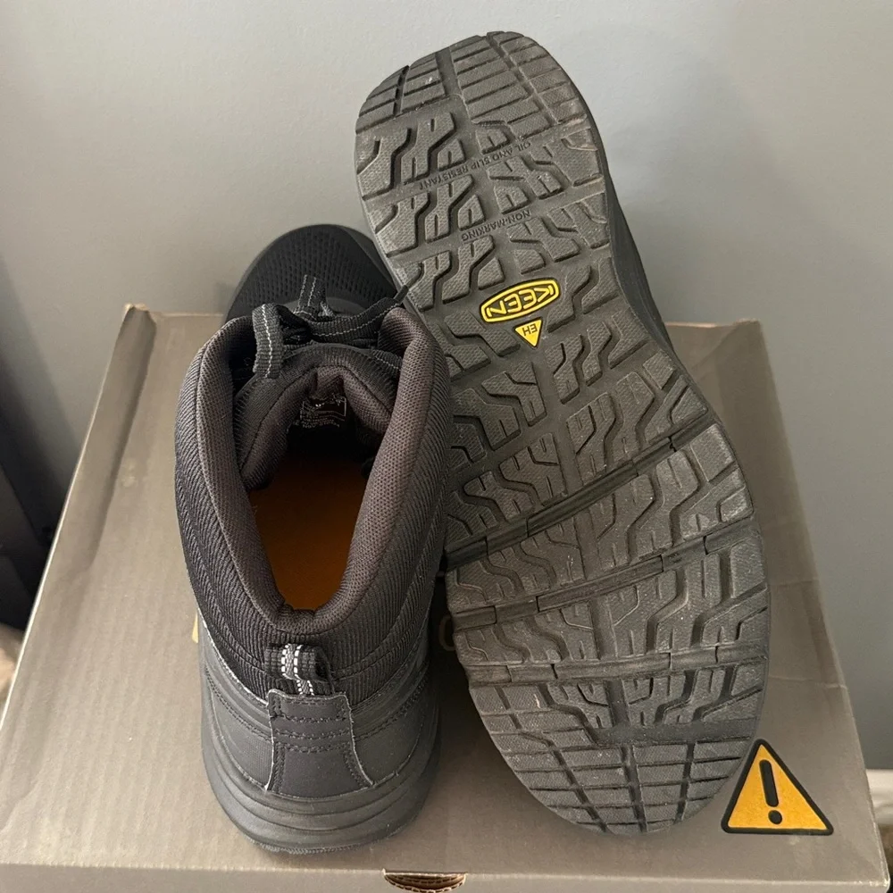 KEEN men vista energy carbon toe boots - medium‎ in black/raven Size 12EE